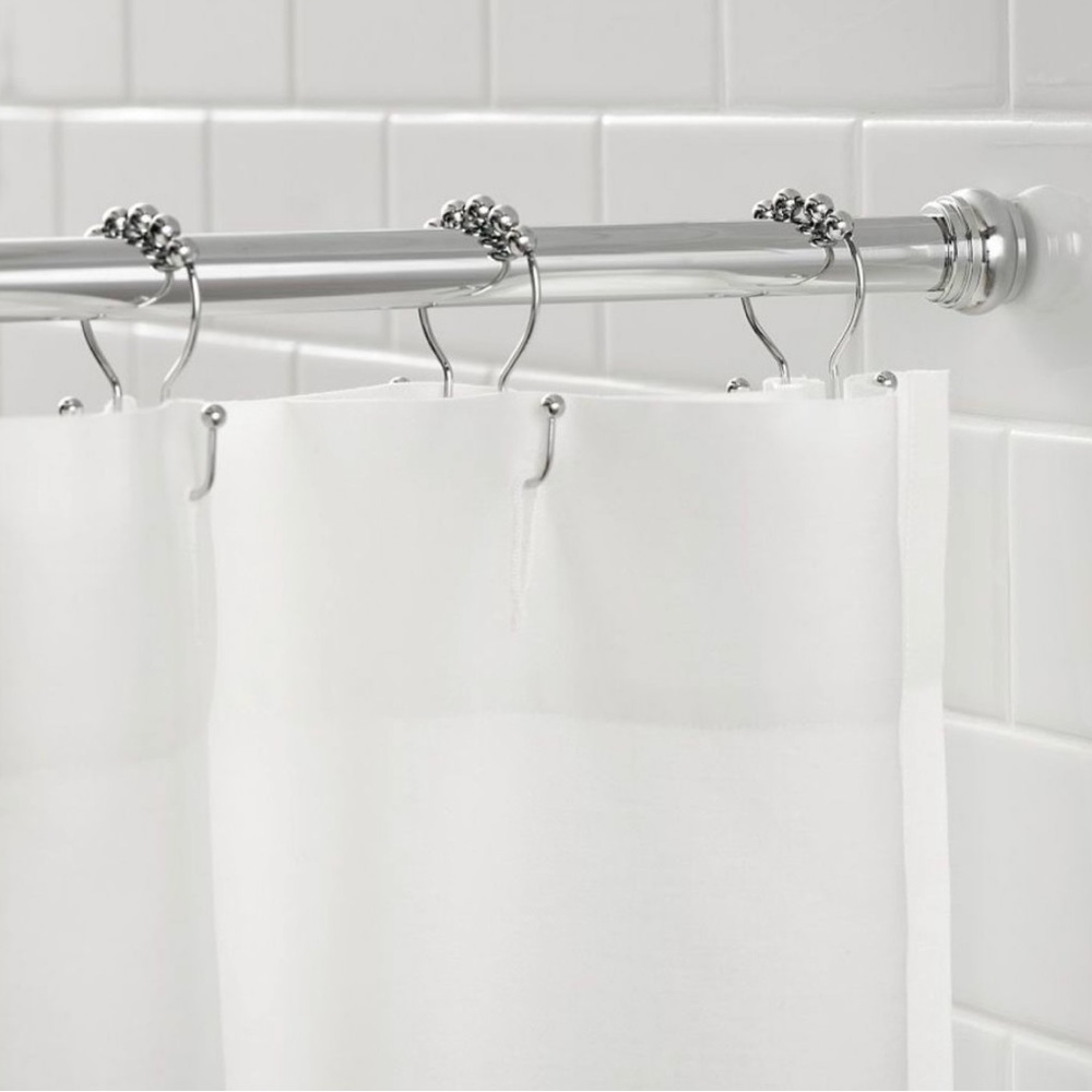 ❤️SOLD❤️New Pottery Barn Silver Shower Hooks